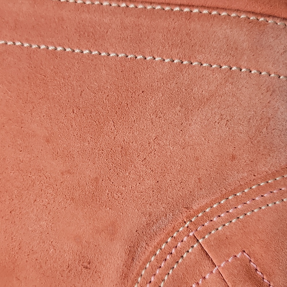 COACH NWT SOHO SUEDE SALMON PINK Crossbody Bag with Coach Suede Kit - Picture 15 of 15